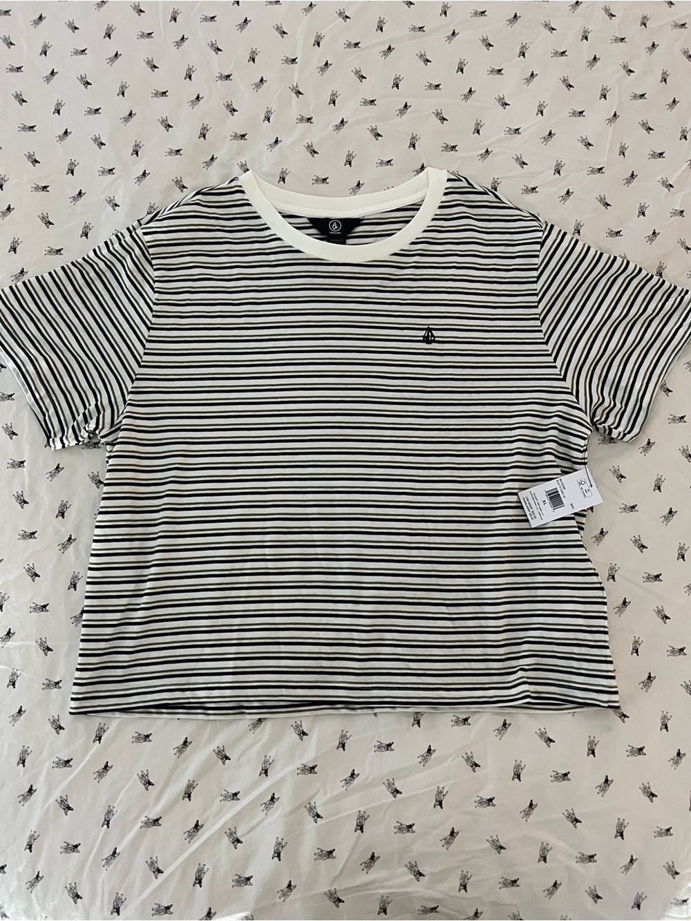 Volcom Striped babydoll Short-Sleeve Tee